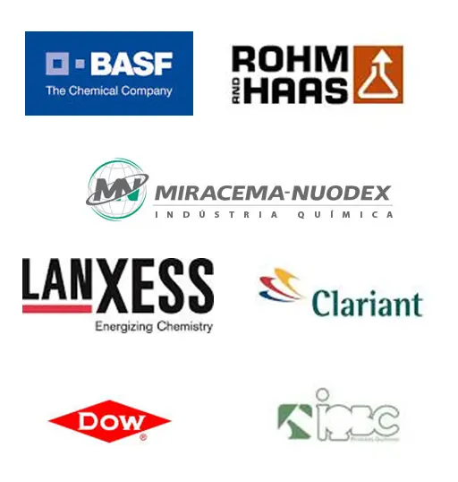 Marcas de fornecedores da Tecnocril